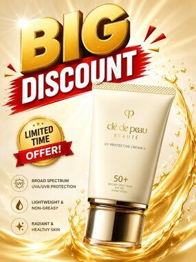 Cle De Peau UV Protective Cream Broad Spectrum SPF 50+ 50ml1.8oz NIB Fresh Stock